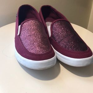 Harley-Davidson Red and Purple Slip-On Sneakers